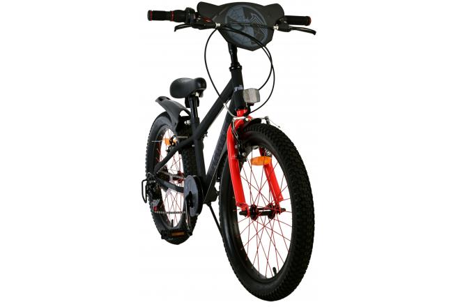 Spider-Man - Børnecykel - Drenge - 20 tommer - Mat sort - 2 Håndbremser