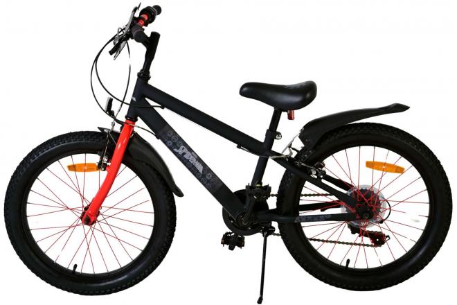 Spider-Man - Børnecykel - Drenge - 20 tommer - Mat sort - 2 Håndbremser
